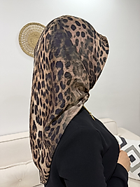 Labotigue leopar bambu eşarp